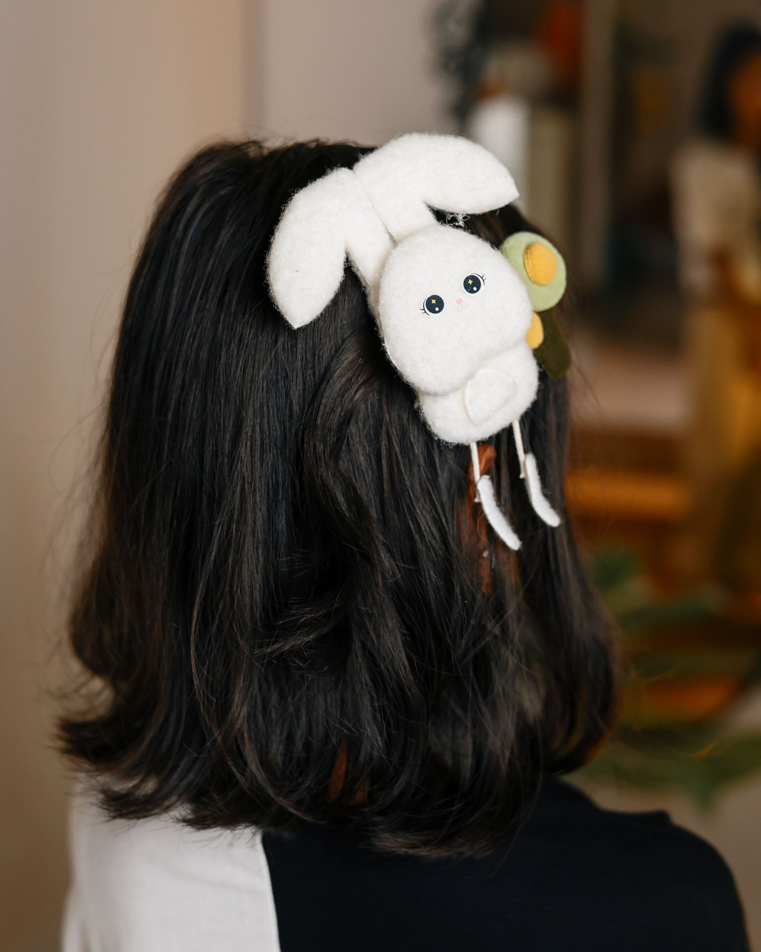 Cute Buttons - White - Curated collection of 3