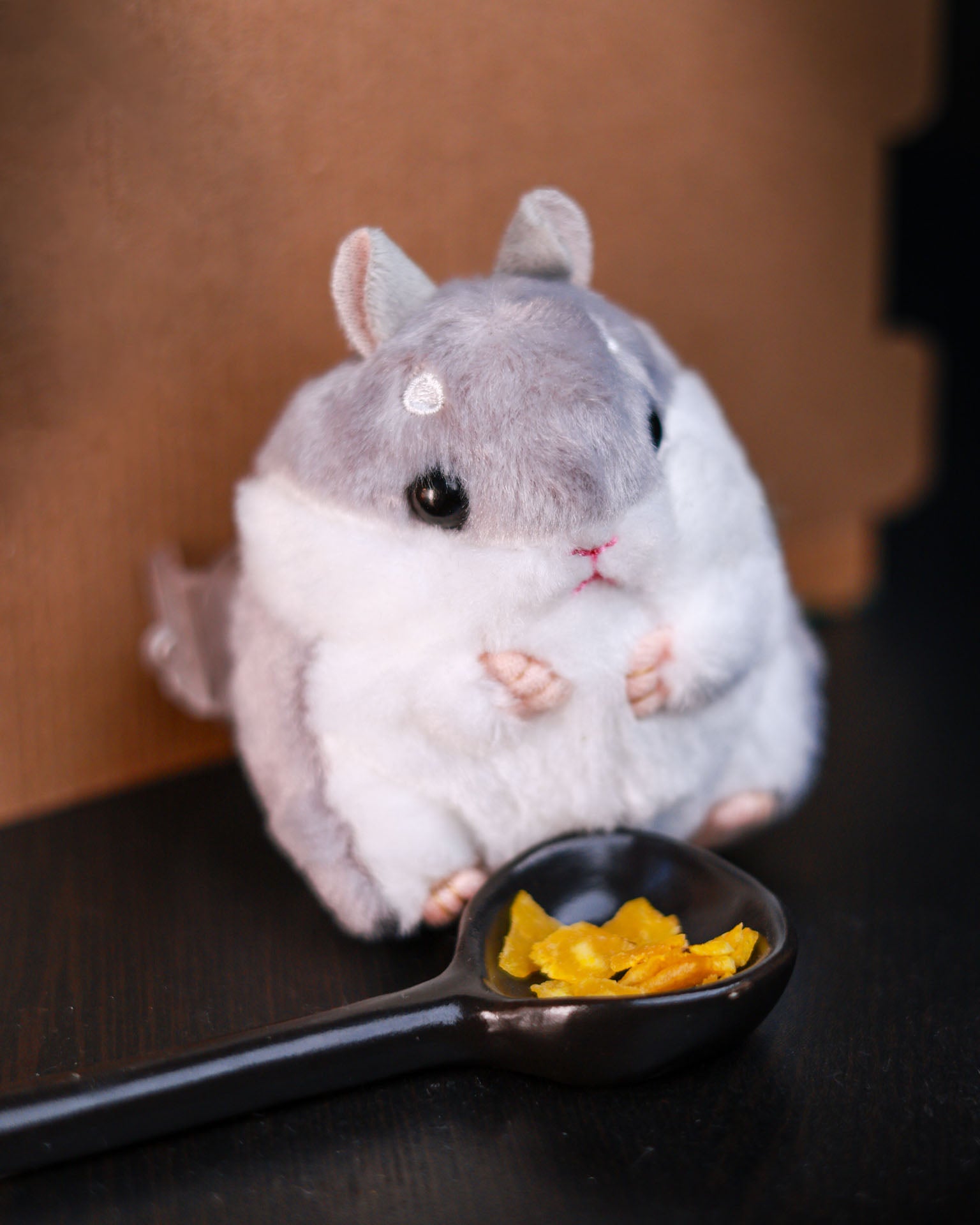 The Nibbles plush lanyard for phone â€“ soft Mouse charm, quirky phone accessory